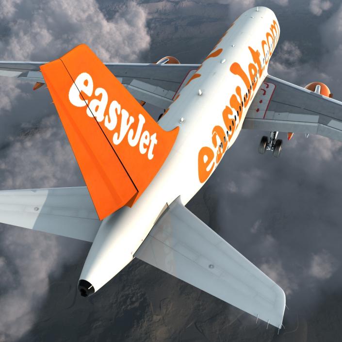 Airbus A321 EasyJet 3D model