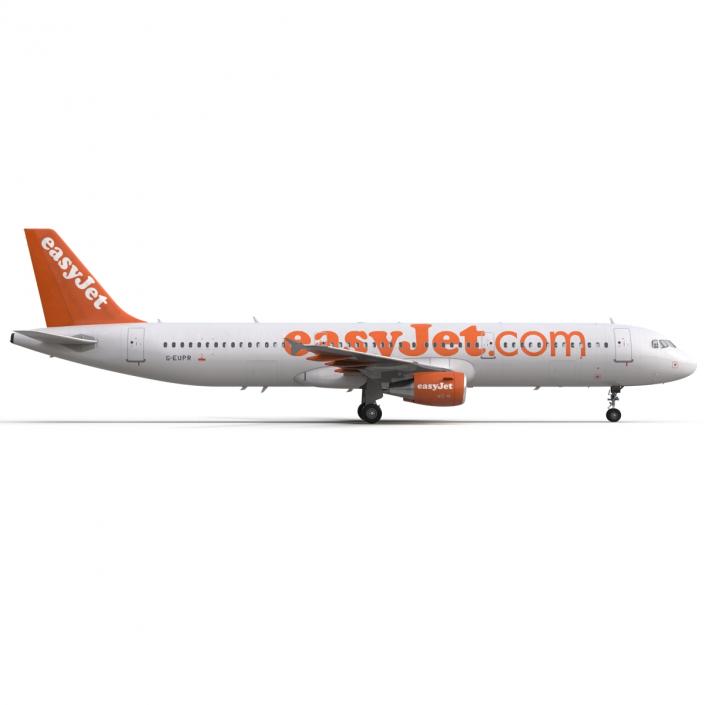 Airbus A321 EasyJet 3D model