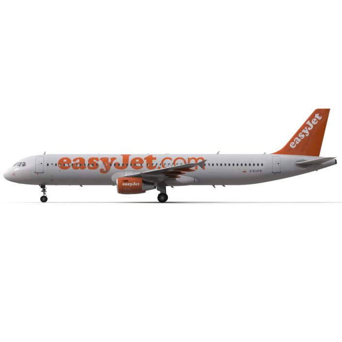 Airbus A321 EasyJet 3D model