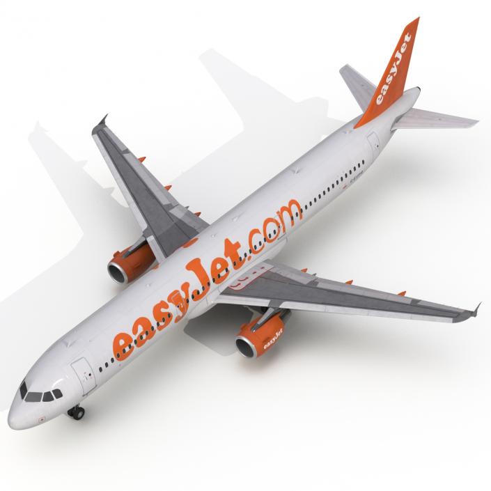 Airbus A321 EasyJet 3D model