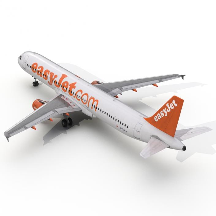 Airbus A321 EasyJet 3D model