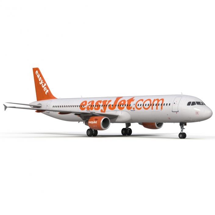 Airbus A321 EasyJet 3D model