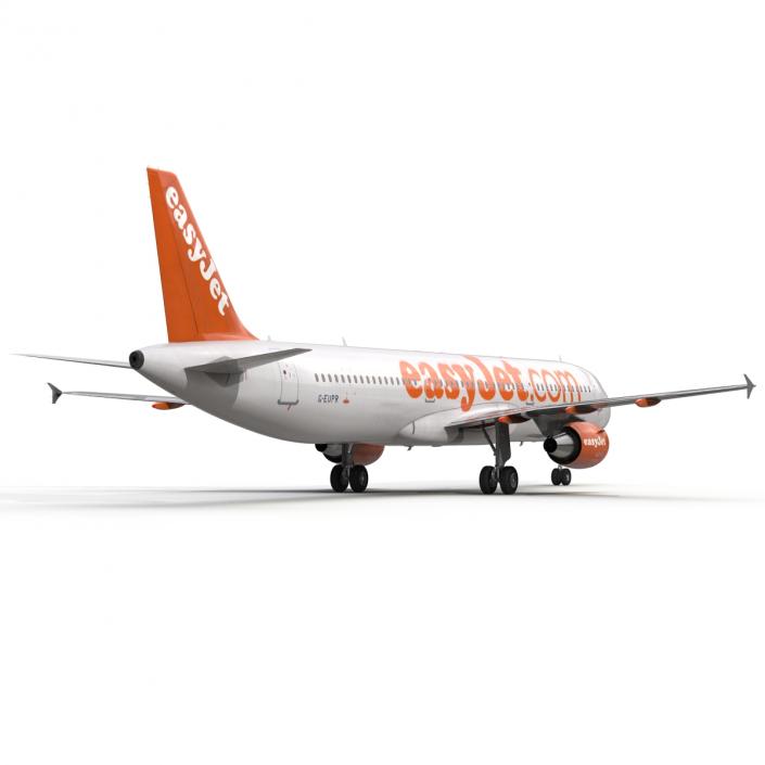 Airbus A321 EasyJet 3D model