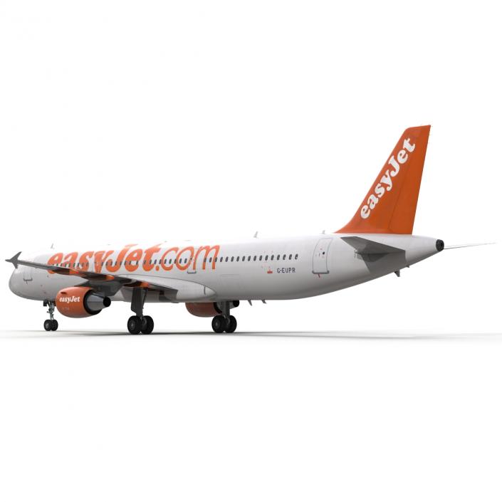 Airbus A321 EasyJet 3D model