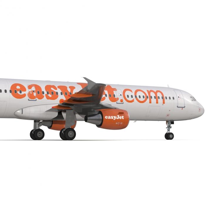 Airbus A321 EasyJet 3D model