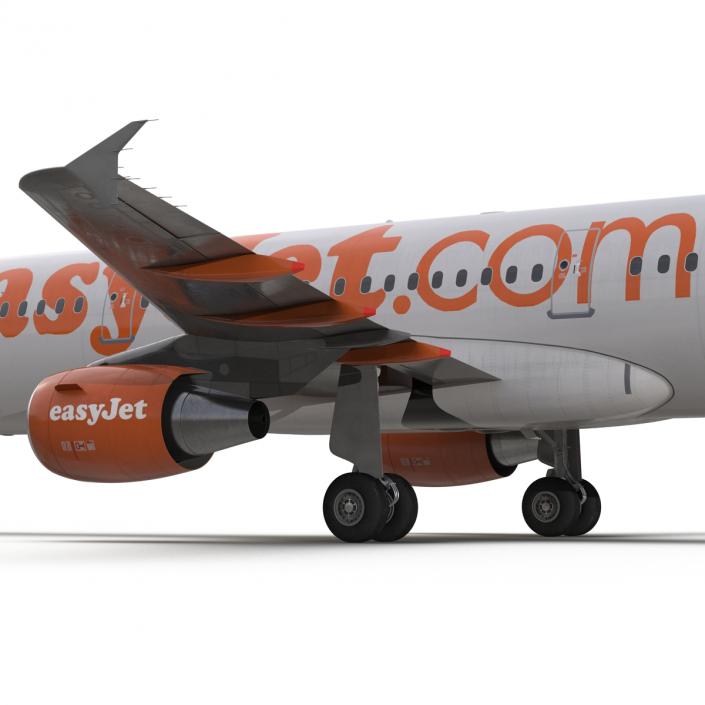 Airbus A321 EasyJet 3D model