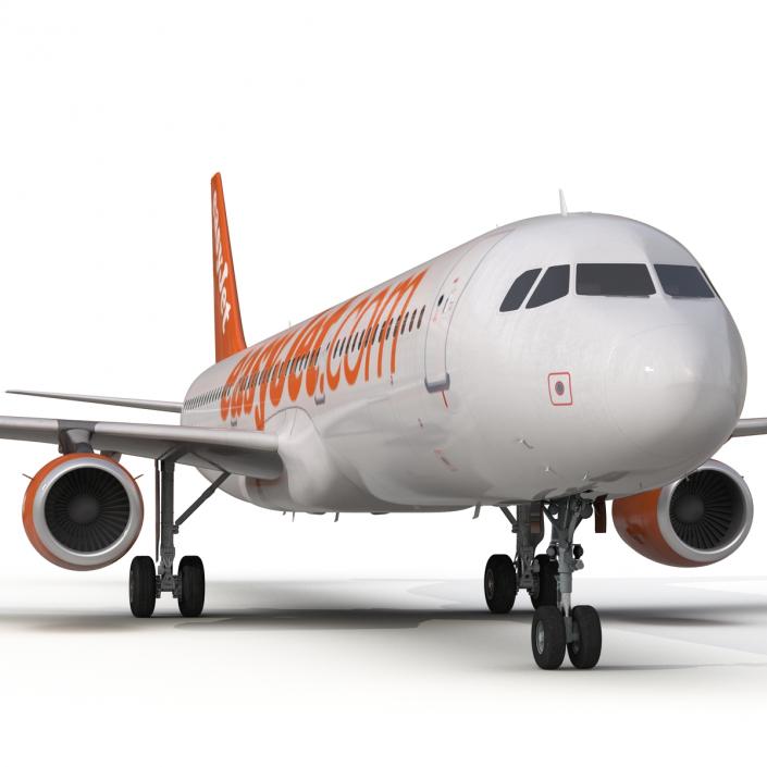 Airbus A321 EasyJet 3D model