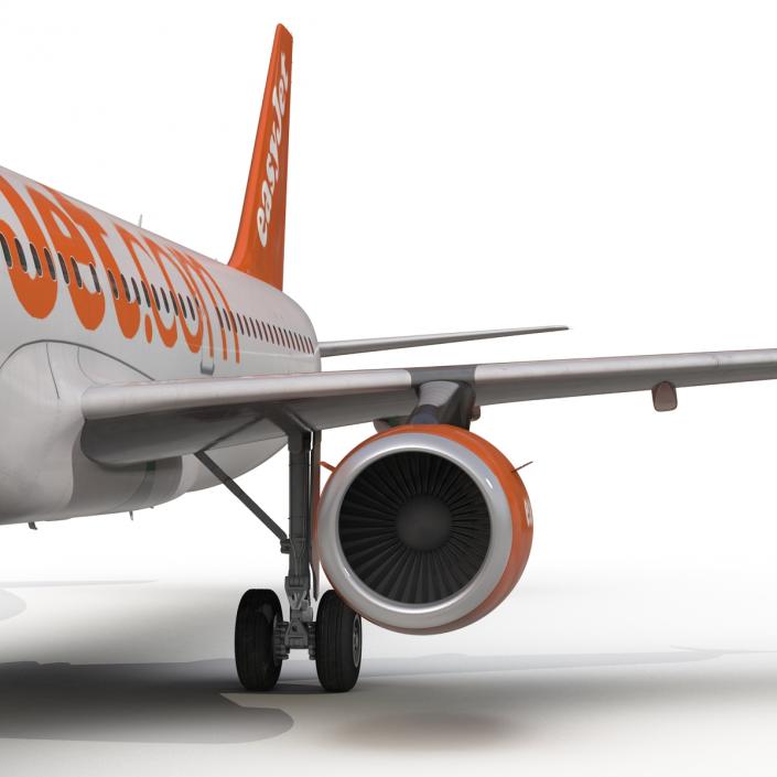 Airbus A321 EasyJet 3D model