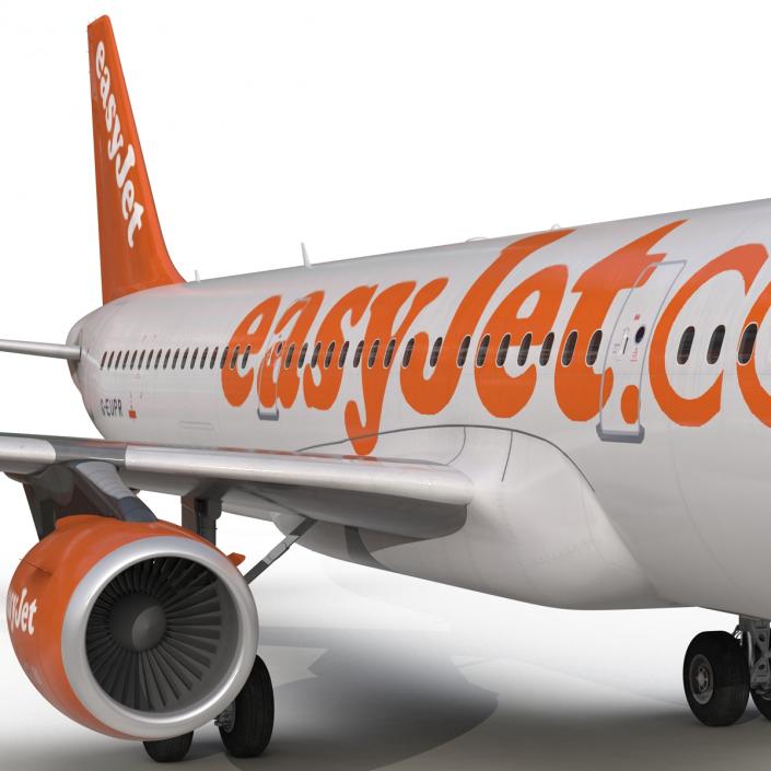 Airbus A321 EasyJet 3D model