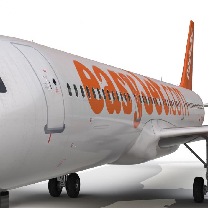 Airbus A321 EasyJet 3D model