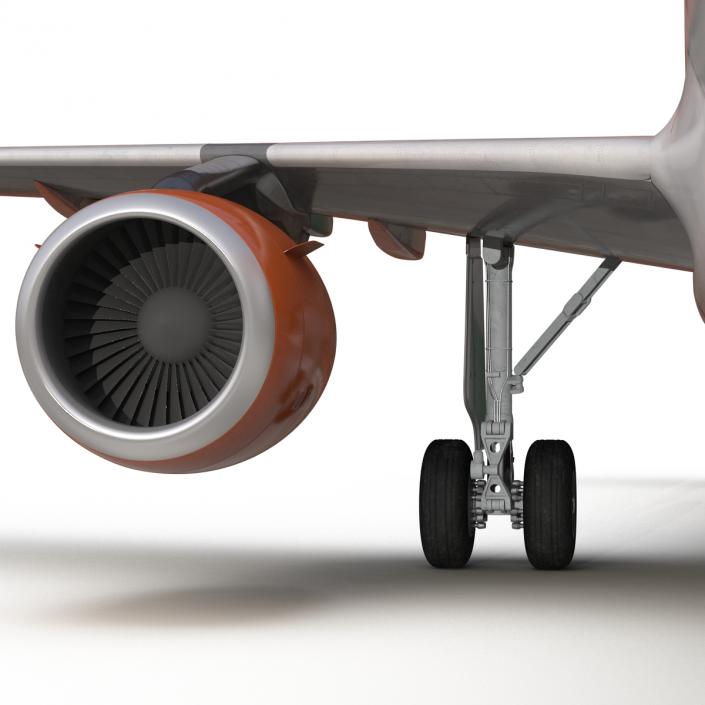 Airbus A321 EasyJet 3D model