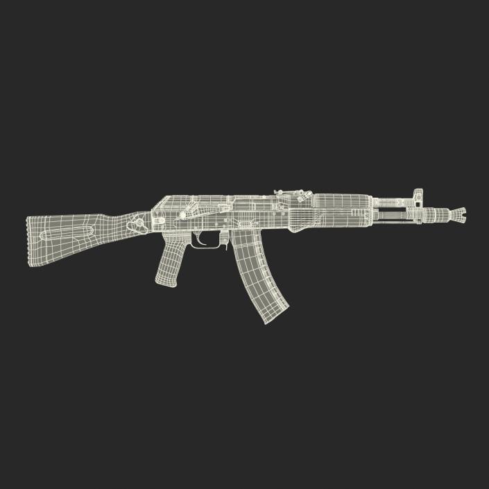 3D model Assault Rifle AK 104