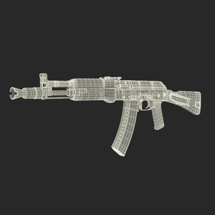 3D model Assault Rifle AK 104