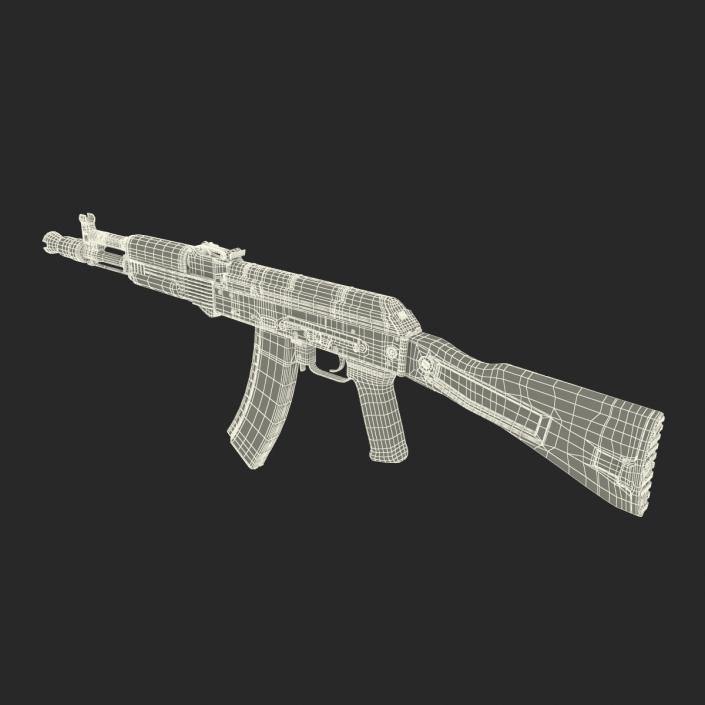 3D model Assault Rifle AK 104