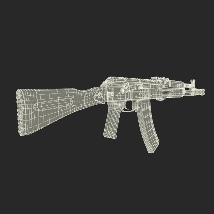 3D model Assault Rifle AK 104