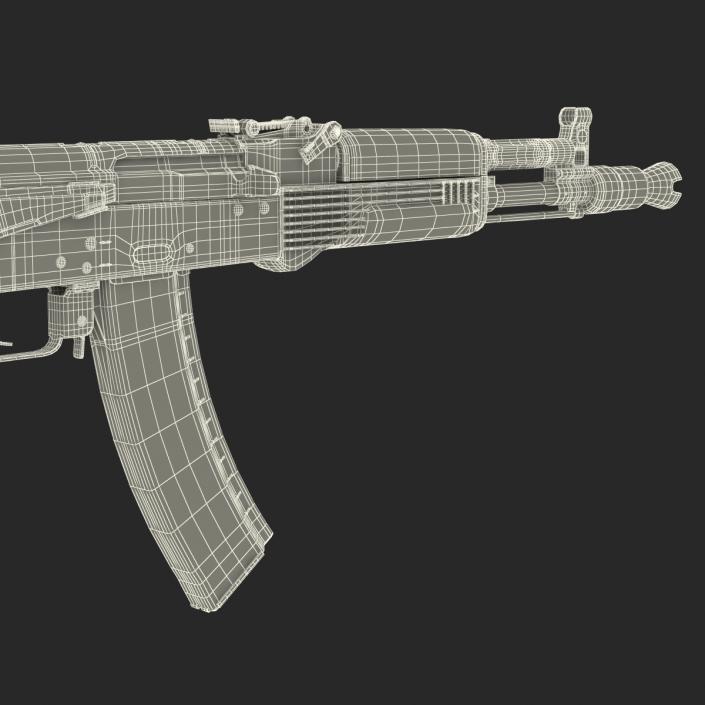 3D model Assault Rifle AK 104