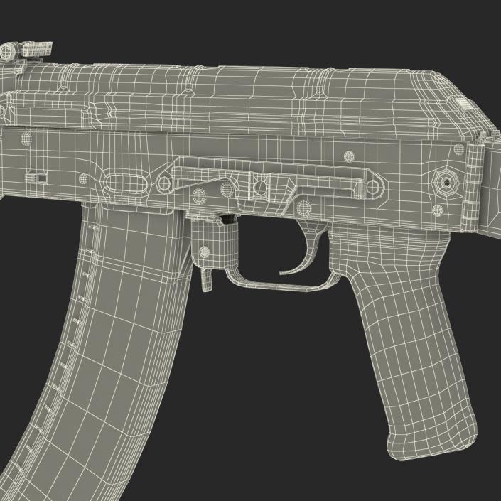 3D model Assault Rifle AK 104