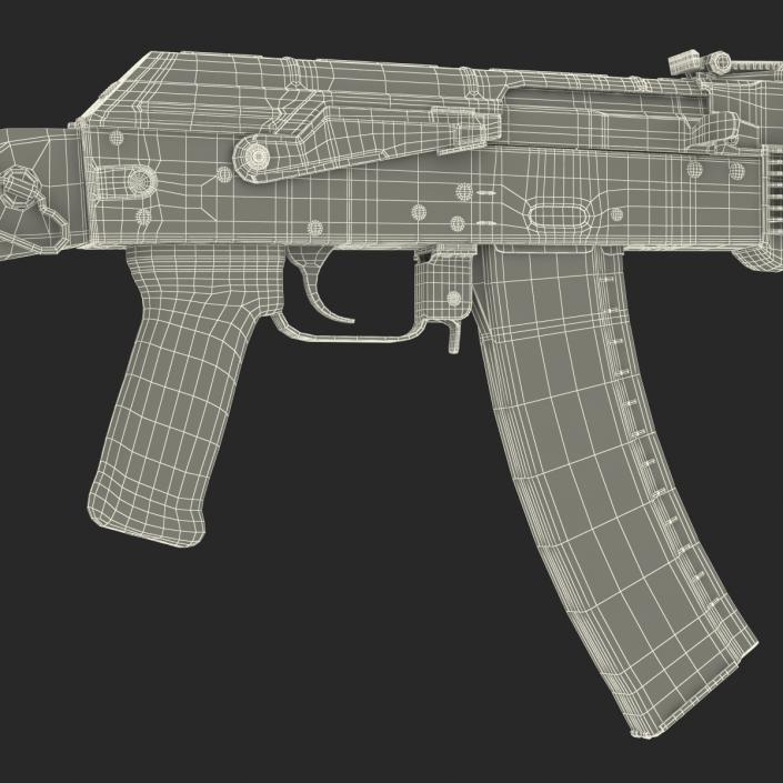 3D model Assault Rifle AK 104