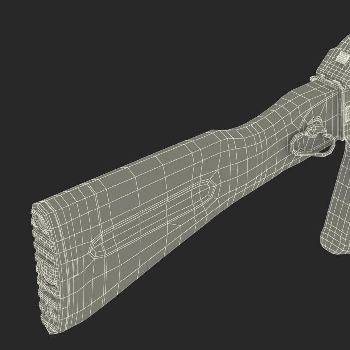 3D model Assault Rifle AK 104