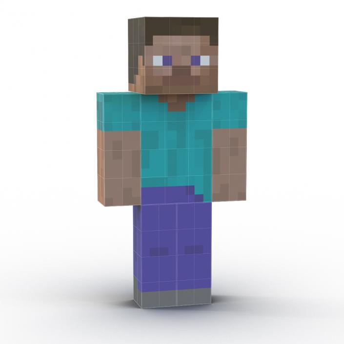 3D model Minecraft Steve