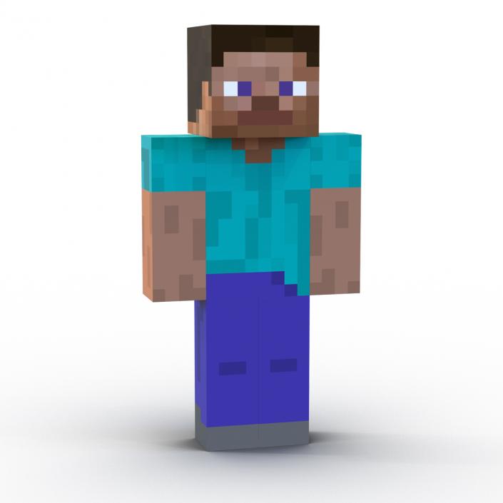 3D model Minecraft Steve