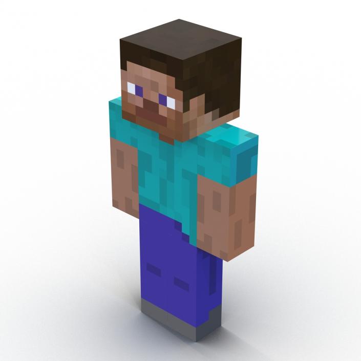 3D model Minecraft Steve