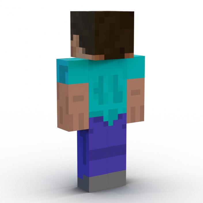 3D model Minecraft Steve