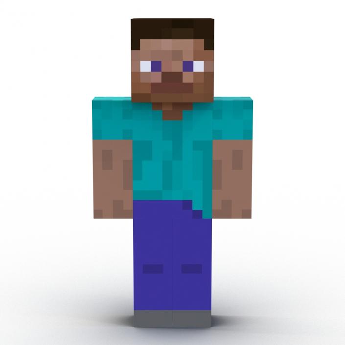 3D model Minecraft Steve