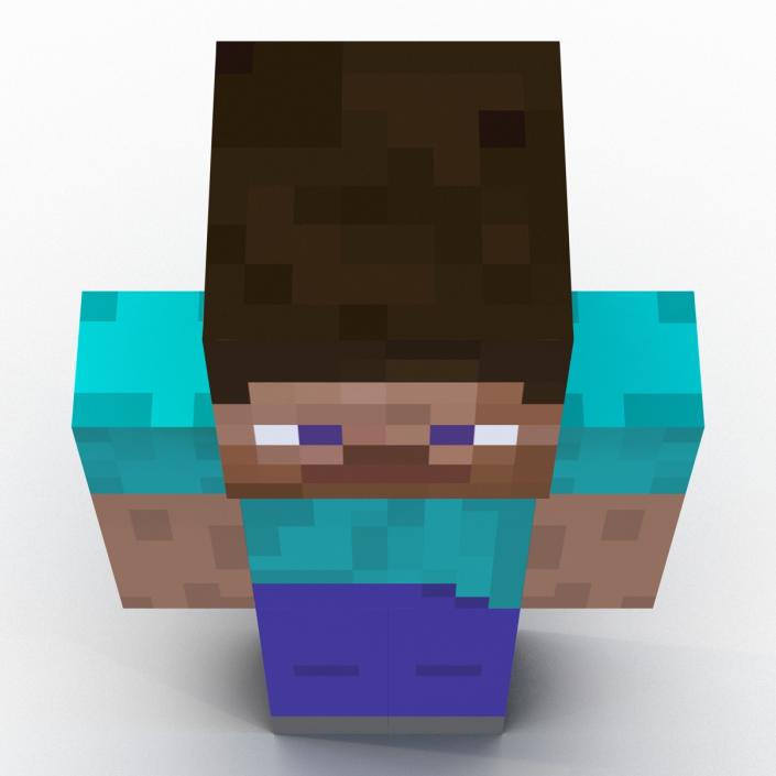 3D model Minecraft Steve