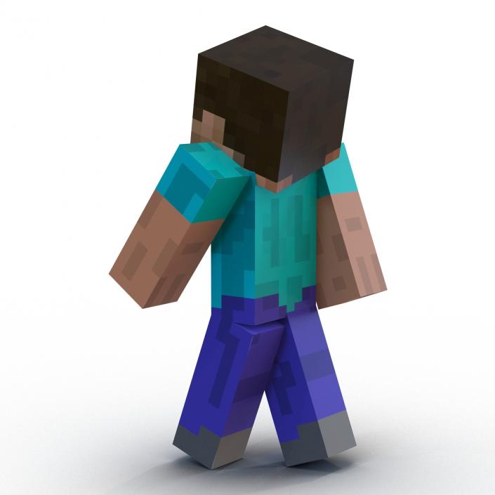 3D model Minecraft Steve