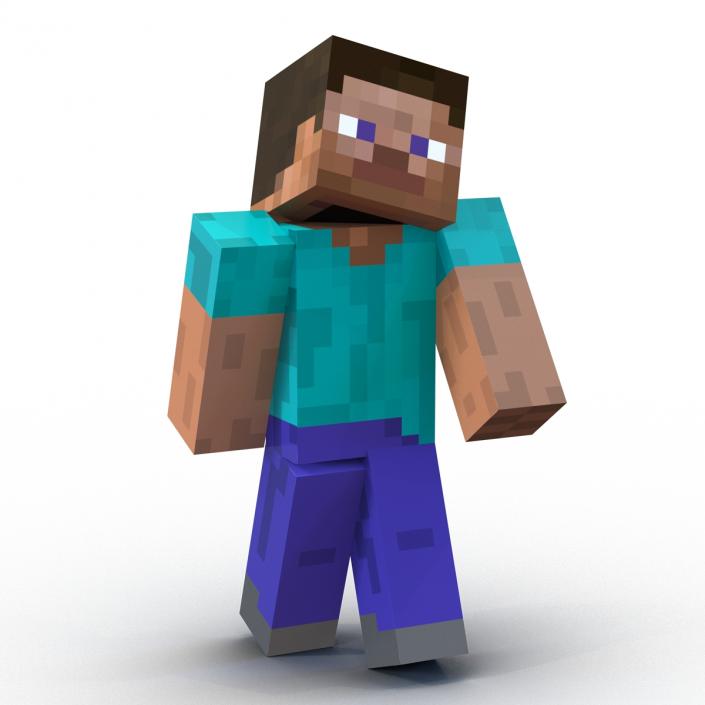 3D model Minecraft Steve