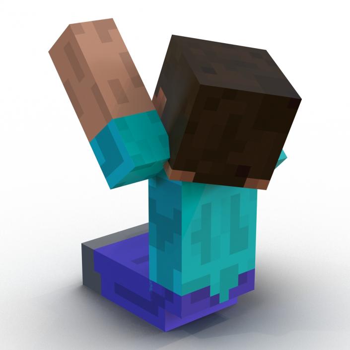 3D model Minecraft Steve