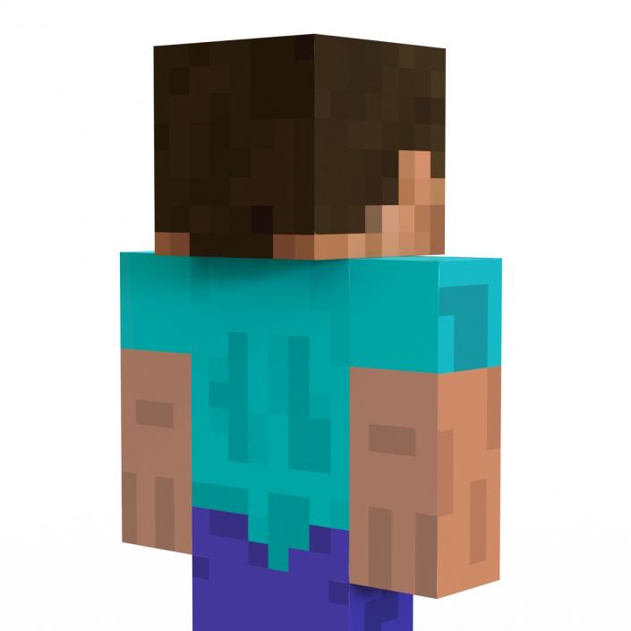 3D model Minecraft Steve