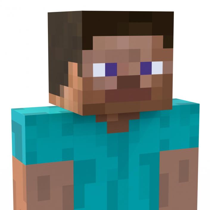 3D model Minecraft Steve