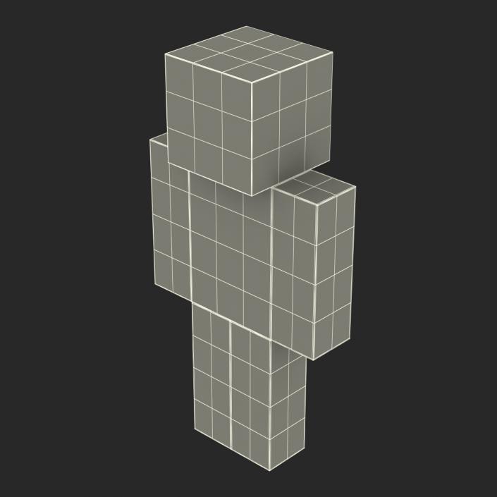 3D model Minecraft Steve