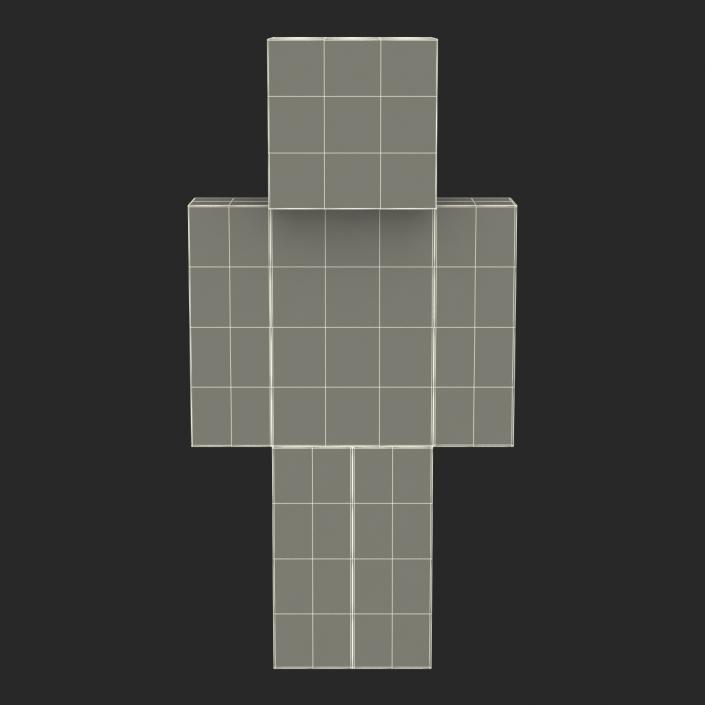 3D model Minecraft Steve