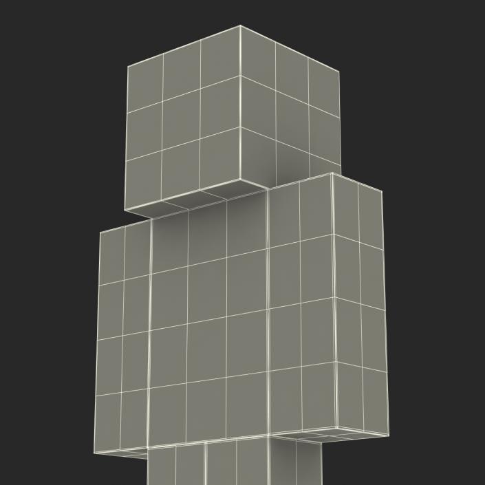 3D model Minecraft Steve