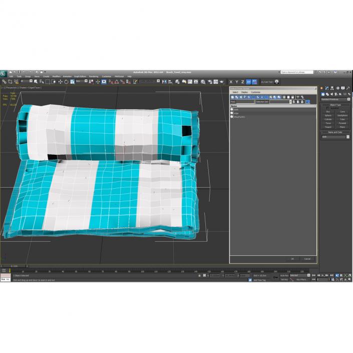 3D Beach Towel