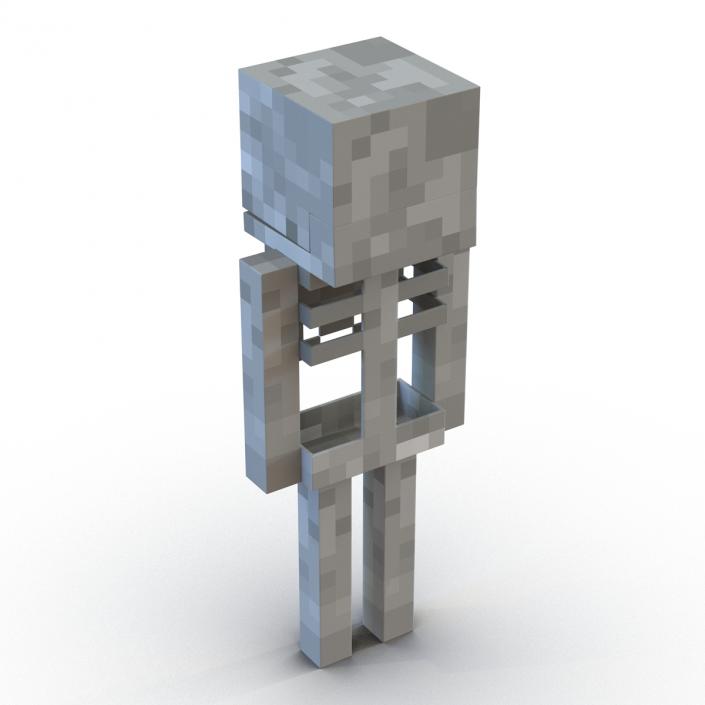 3D Minecraft Skeleton model