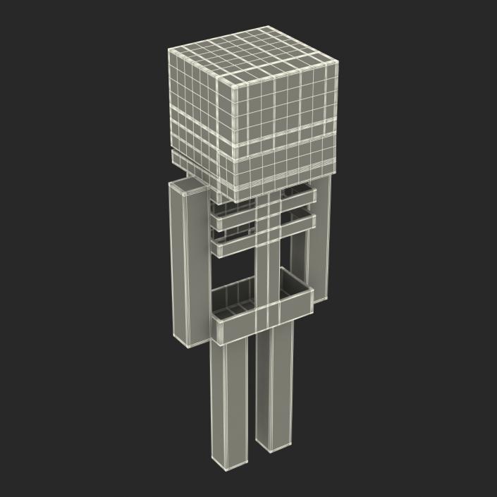 3D Minecraft Skeleton model