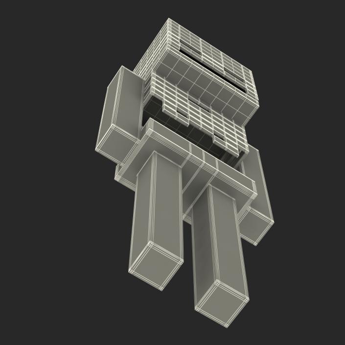 3D Minecraft Skeleton model