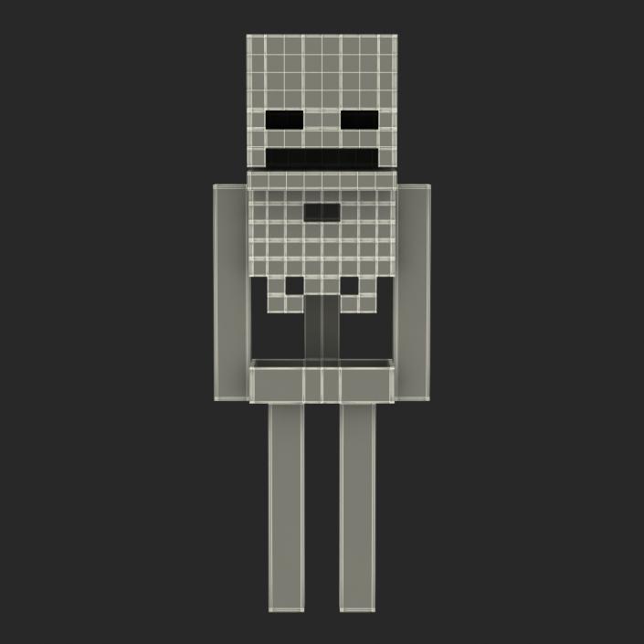 3D Minecraft Skeleton model