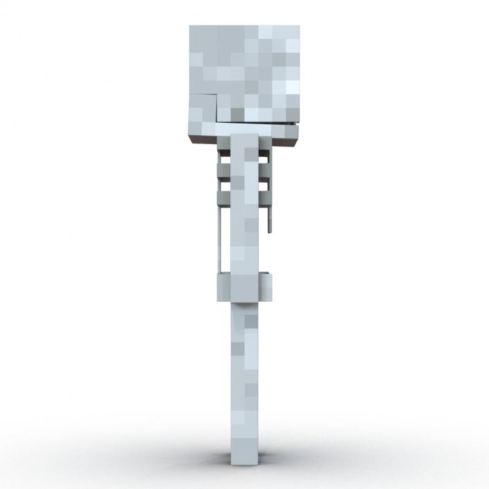 3D model Minecraft Skeleton Rigged