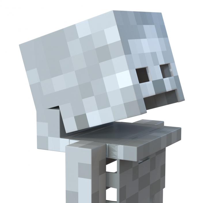 3D model Minecraft Skeleton Rigged