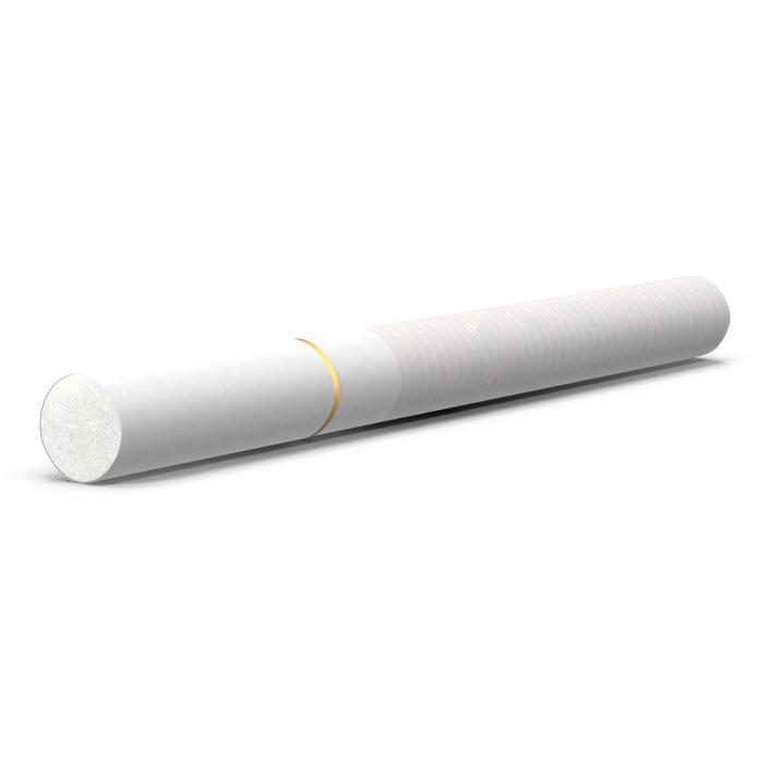 3D Cigarette Generic White model