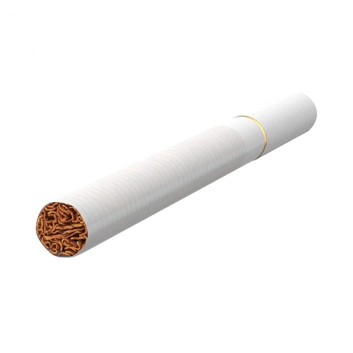 3D Cigarette Generic White model