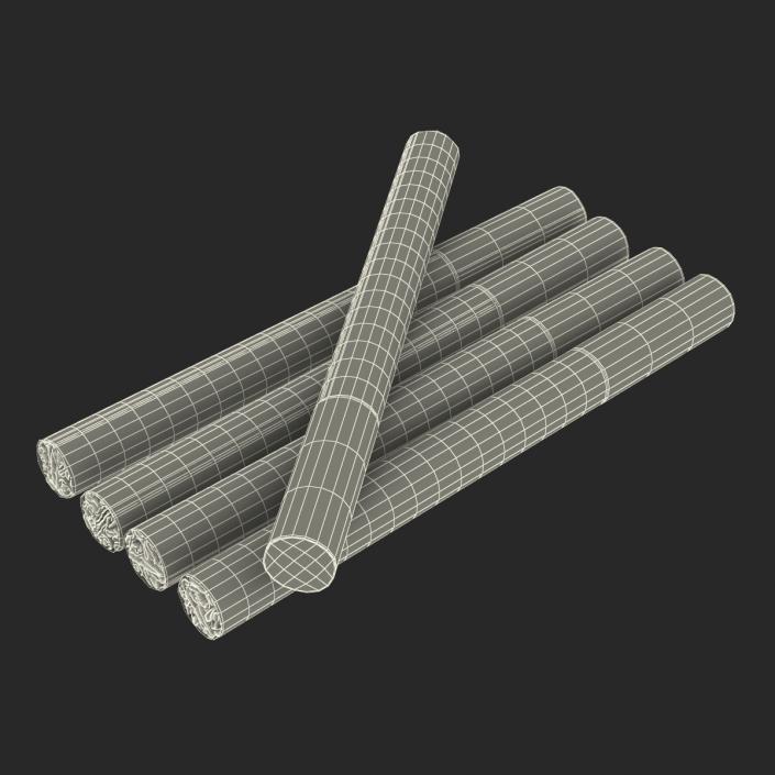 3D Cigarette Generic White model