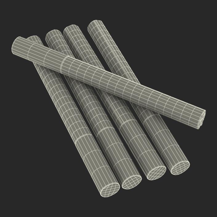 3D Cigarette Generic White model