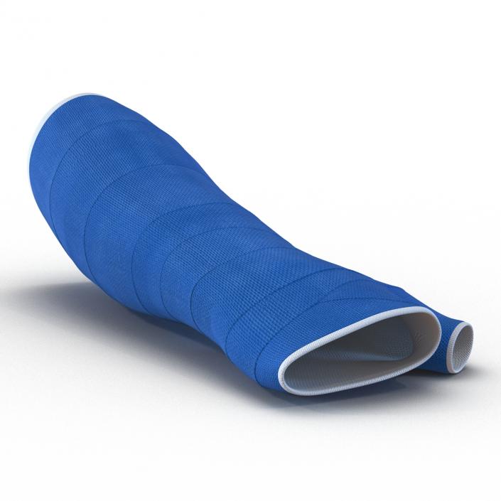 Blue Fiberglass Cast Arm 3D model