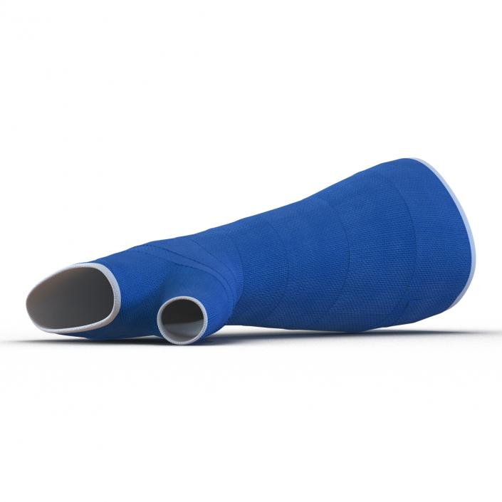 Blue Fiberglass Cast Arm 3D model